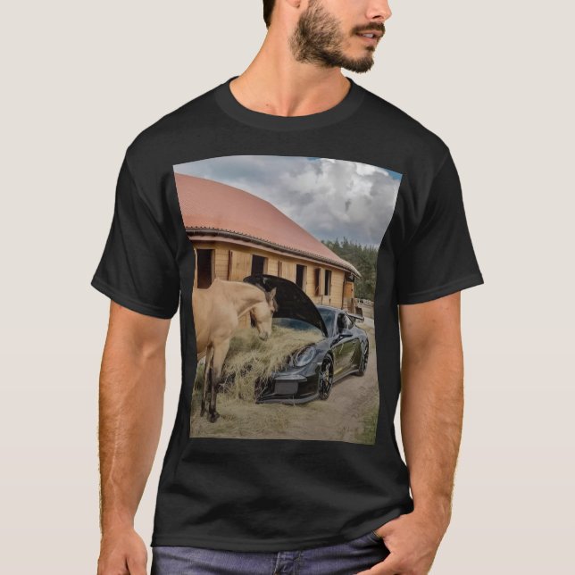 T-shirt Nourrir la Horsepower (Devant)