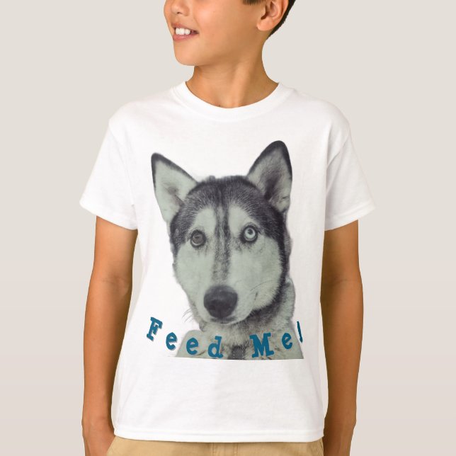 T-shirt Nourris-moi ! (Devant)