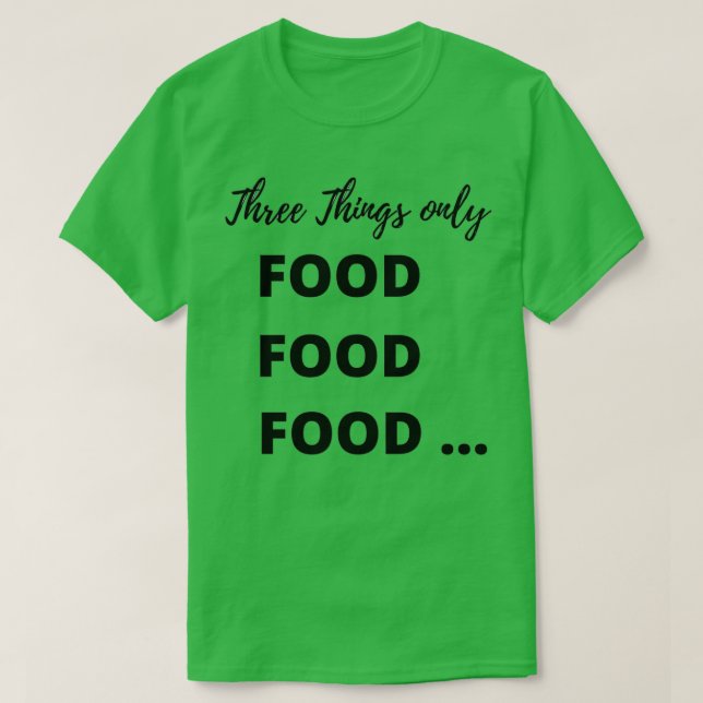 T-shirt nourriture (Design devant)