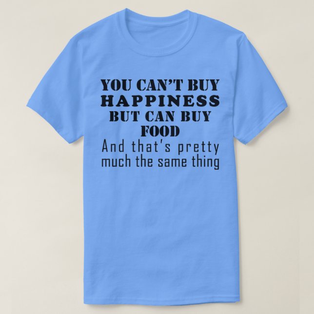 T-shirt nourriture amusant (Design devant)