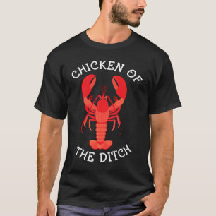 T-shirt Nourriture cajun de l'écrevisse poulet fossé