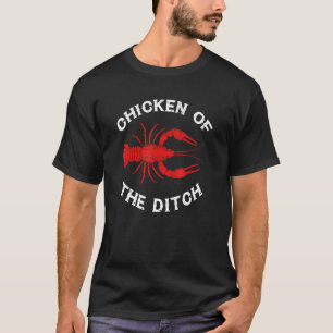 T-shirt Nourriture cajun d'écrevisses poulet du fossé