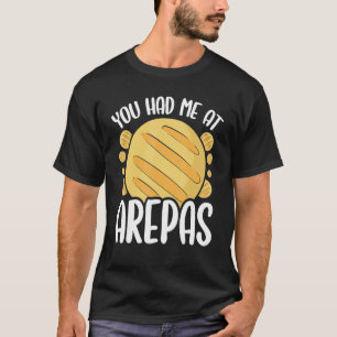 T-shirt Nourriture colombienne Vous m'aviez à Arepas Amant