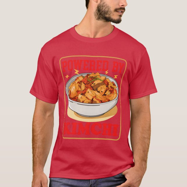T-shirt Nourriture coréenne Kimchi propulsée par les amis  (Devant)