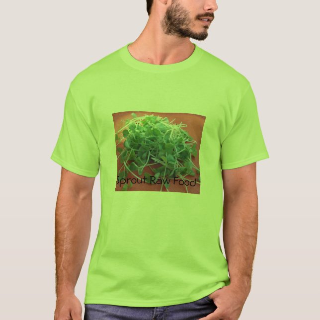 T-shirt Nourriture crue de pousse (Devant)