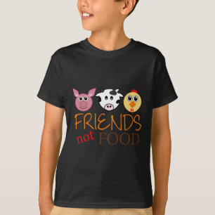 T-shirt Nourriture d'amis pas