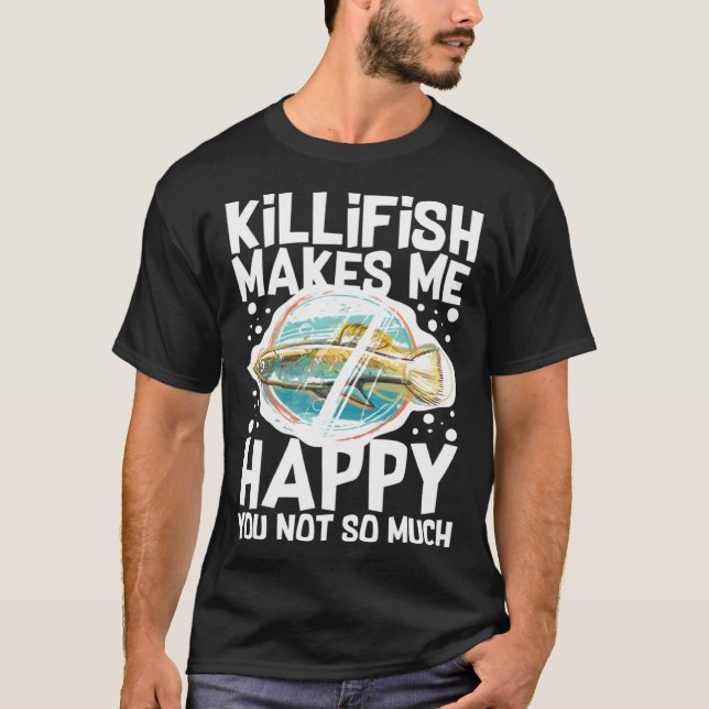 T-shirt Nourriture d'aquarium de poisson clown Killifish R (Devant)