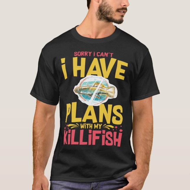 T-shirt Nourriture d'aquarium de poisson clown Killifish R (Devant)