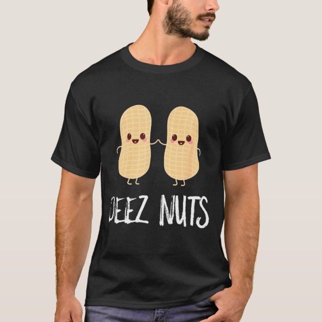 T-shirt Nourriture d'arachide drôle kawaii mignon mème dee (Devant)