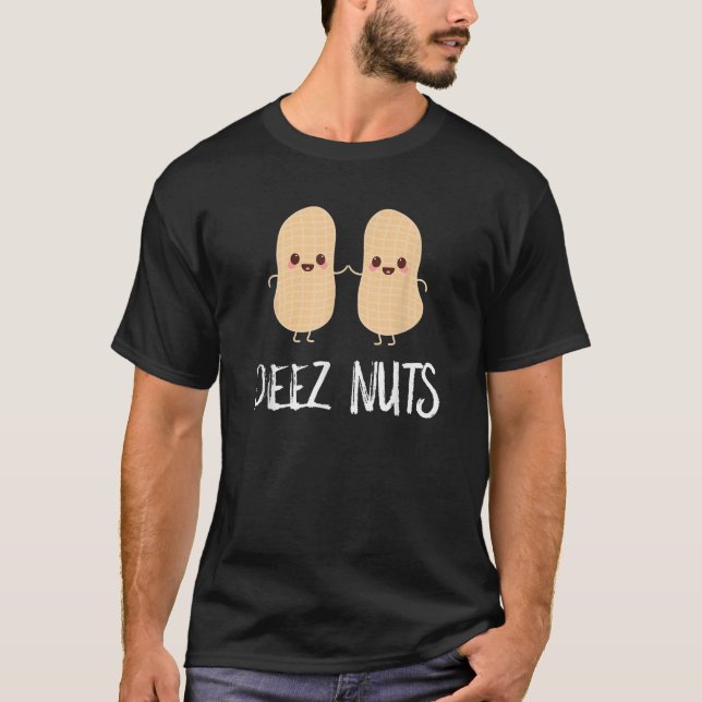 T-shirt Nourriture d'arachide drôle Kawaii mignonne mème D (Devant)