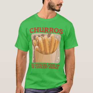 T-shirt Nourriture de churros du plus cool amateur de chur