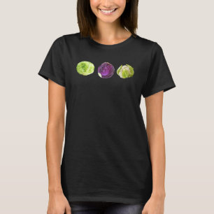 T-shirt Nourriture De Salade Verte Sain Mignon Amour Légum