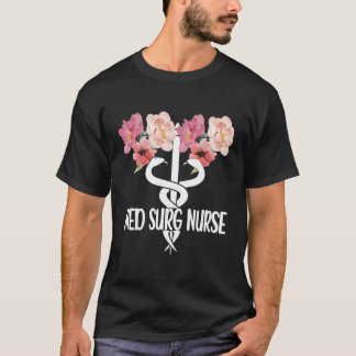 T-shirt Nourriture De Surg Med Caduceus Rn Noursin Médical