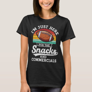 T-shirt Nourriture drôle de football et de publicités Jour