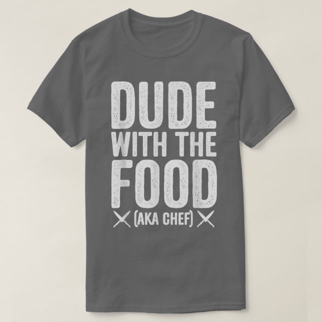 T-shirt Nourriture Duc aka CHEF Cuisine en fer forgé (Design devant)