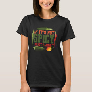 T-shirt Nourriture Épicée Piment Rouge Sauce Piquante Amat
