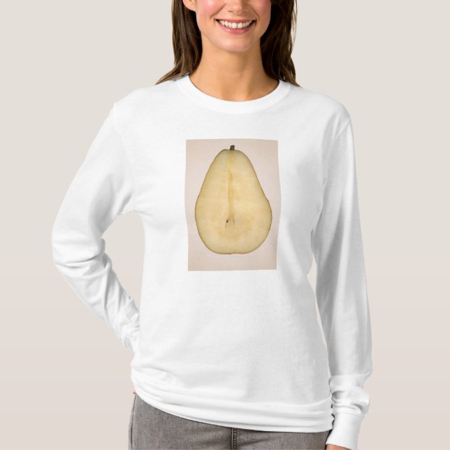 T-shirt Nourriture - Fruit - Une tranche de poire bosc (Devant)