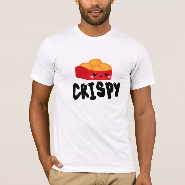T-Shirt Nourriture Gourmande Crispy Chicken Nugget (Devant)