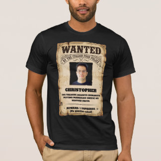 T-shirt Nourriture italienne drôle Police Fromage sur Frui