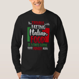 T-shirt Nourriture Italienne Pour Une Italie