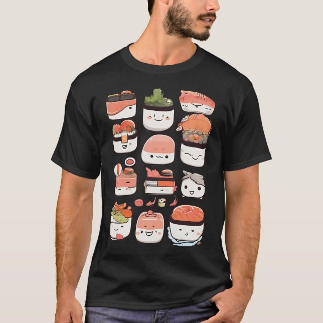 T-shirt Nourriture japonaise (Devant)