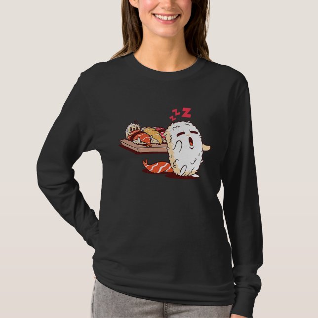 T-shirt Nourriture japonaise Sushi (Devant)