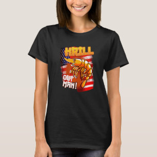 T-shirt Nourriture Mauvais Jeu de mots Krill Épuisé Fruits