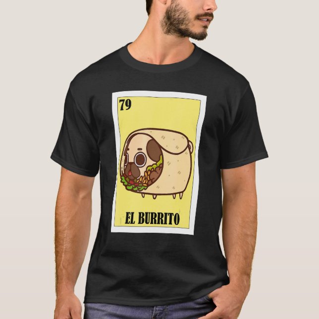 T-shirt Nourriture mexicaine El Burrito (Devant)