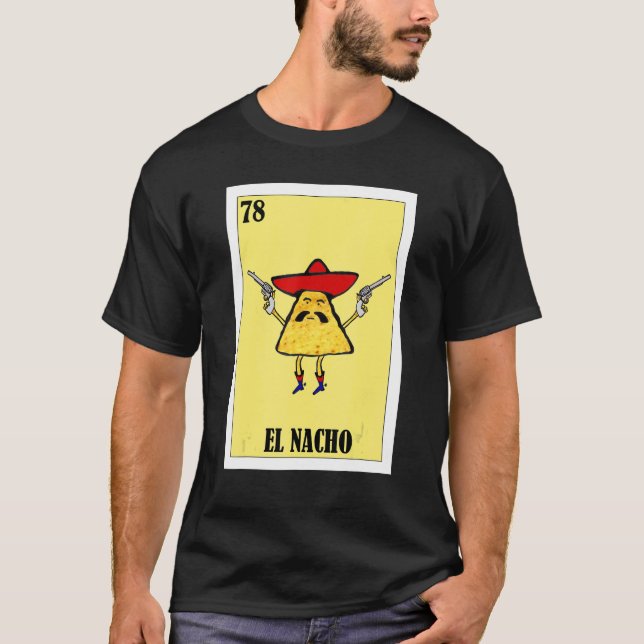 T-shirt Nourriture mexicaine El Nacho (Devant)