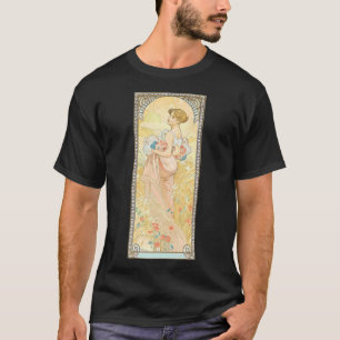 T-shirt Nourriture Nestle pour nourrissons-Alphonse Mucha