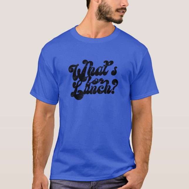 T-shirt Nourriture pour le déjeuner (Devant)