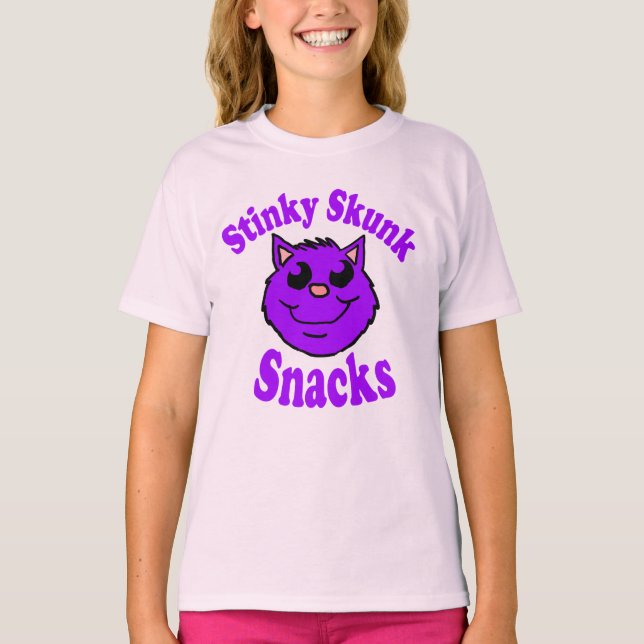T-shirt Nourriture puante de moufette (Devant)