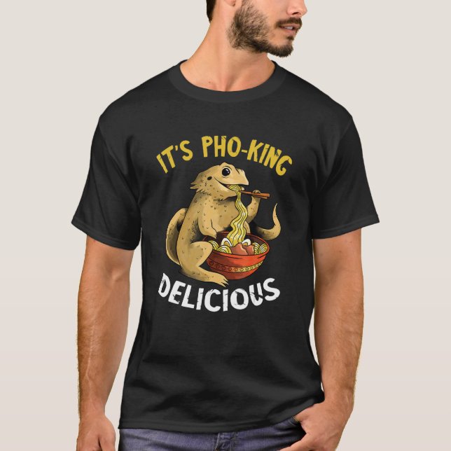 T-shirt Nourriture Pun C'est Pho King Porté Dragon Noodle  (Devant)