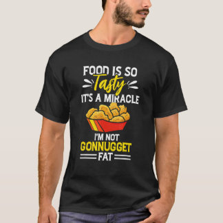 T-shirt Nourriture Rapide Poulet Nugget Tasty Nugget