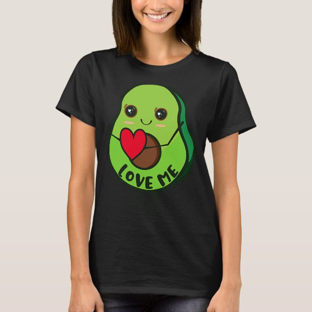 T-shirt nourriture végane à l'avocat (Devant)