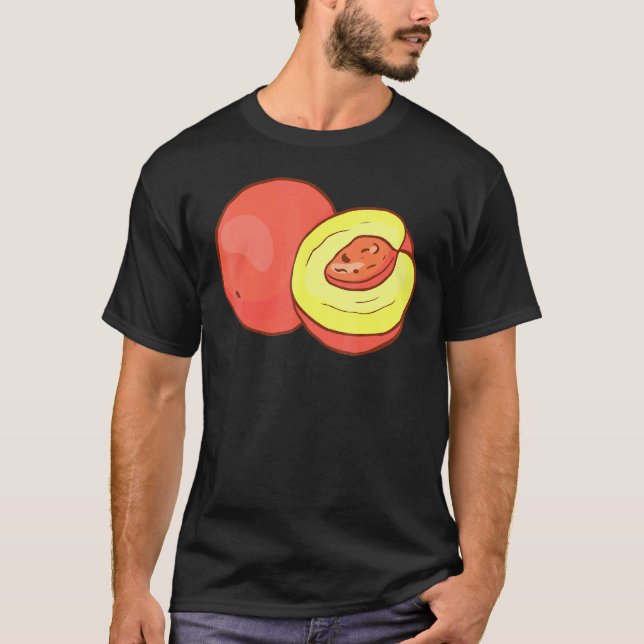 T-shirt Nourriture végane végétarienne Ppeach (Devant)