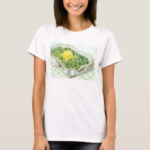 T-shirt Nourriture vintage, casserole de haricots verts av