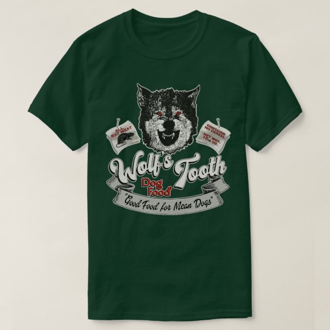 T-shirt Nourriture Wolfs Tooth Dog (Design devant)
