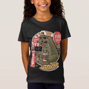 T-Shirt NOURRITURE ZILLA PIZZA KAWAII ANIME MODE STR JAPON