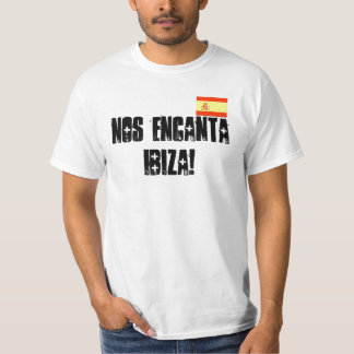 T-shirt Nous aimons la pièce en t d'Ibiza