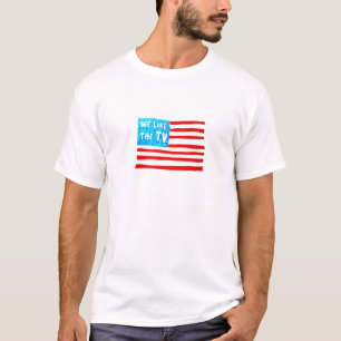 T-shirt Nous aimons la Pièce en t-v