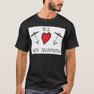 T-shirt nous aimons la surprise de hms, fernandes élégants