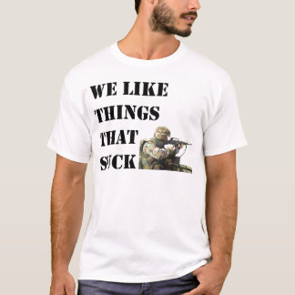 T-shirt Nous aimons les choses qui sucent