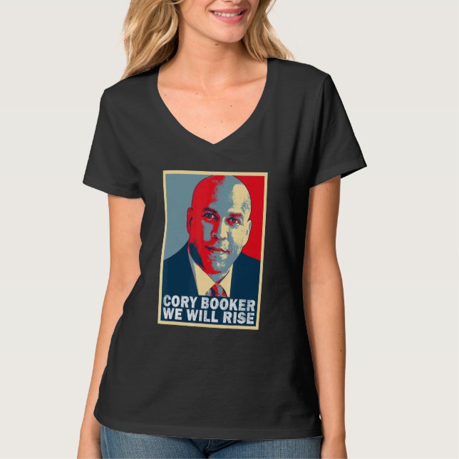 T-shirt Nous Allons Augmenter Cory Booker (Devant)