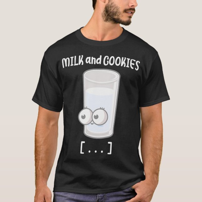 T-shirt Nous Allons Comme Du Lait Et Des Cookies Ensemble  (Devant)