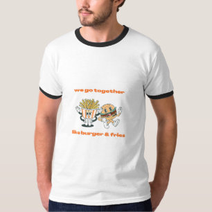 T-SHIRT NOUS ALLONS ENSEMBLE COMME BURGER&FRIES