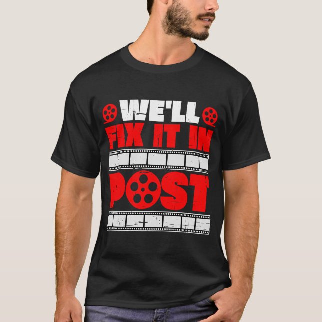 T-shirt Nous allons le réparer dans le post (Devant)