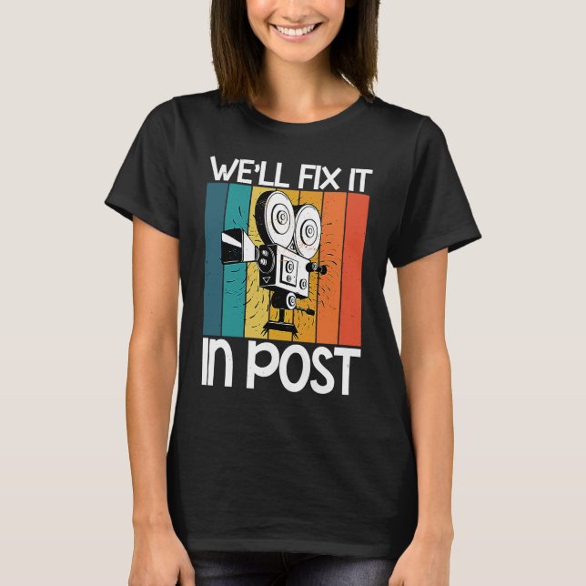 T-shirt Nous allons le réparer dans le post (Devant)