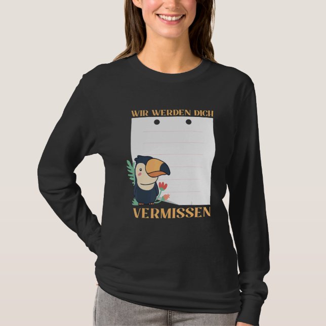 T-shirt Nous allons te manquer Friends Adieu avec Si (Devant)