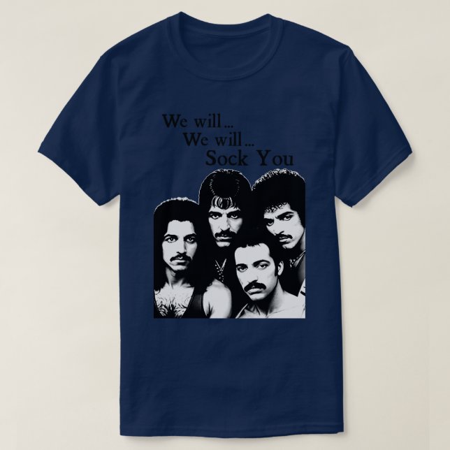 T-shirt Nous allons vous SOCK You Classic Rock Cursed Musi (Design devant)